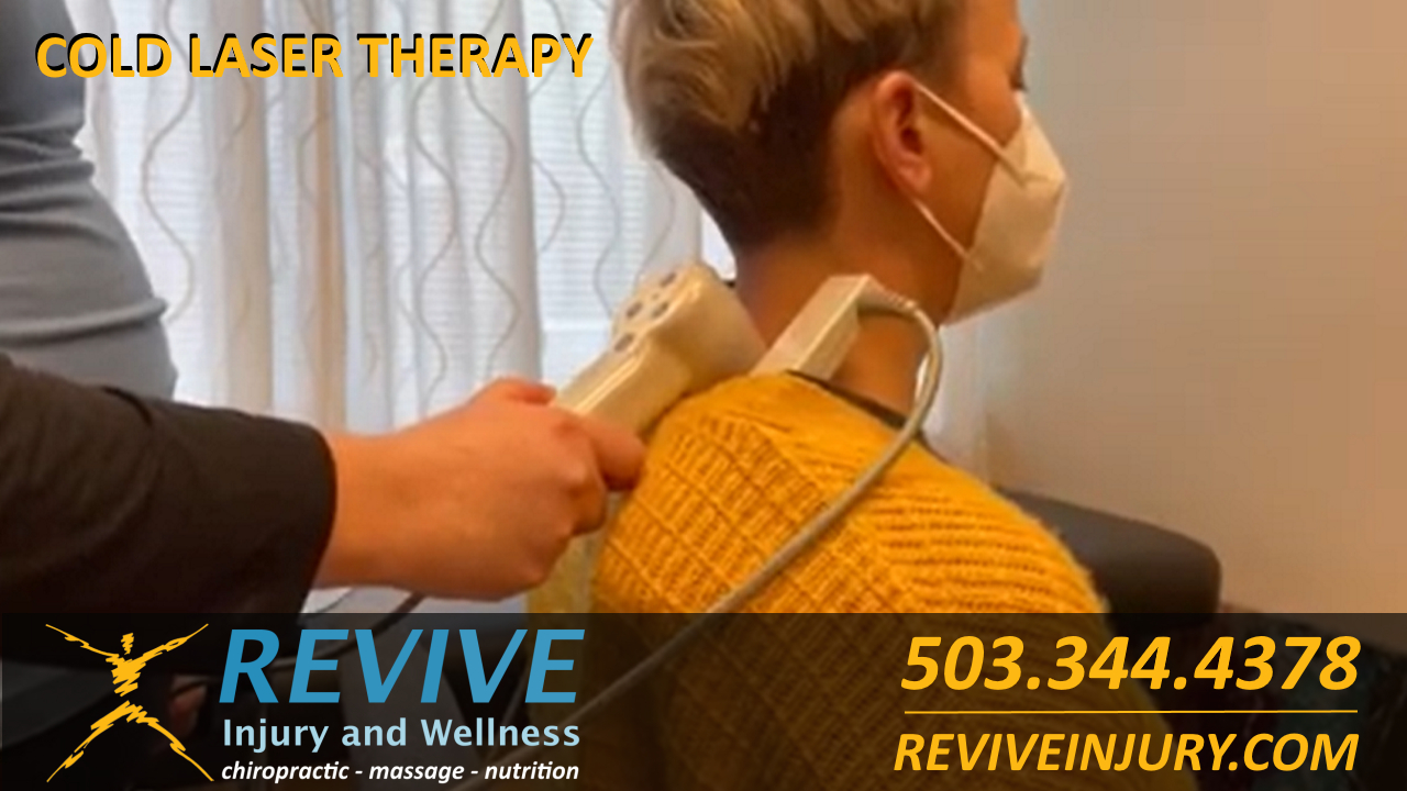 Cold Laser Therapy at Revive Injury in Gladstone, Oregon