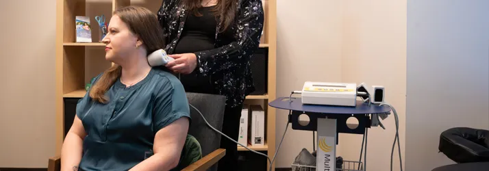 Chiropractor West Linn OR Laser Therapy Patient Chiropractor West Linn OR Laser Therapy Patient