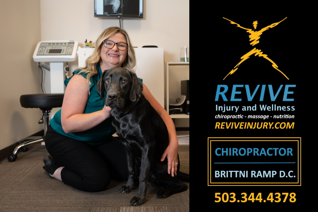 Revive Injury and Wellness West Linn, Oregon Animal Chiropractor Animal Chiropractic Care