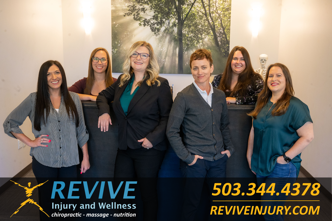 Revive Injury and Wellness West Linn, Oregon Chiropractors, Chiropractic Care and Wellness Team