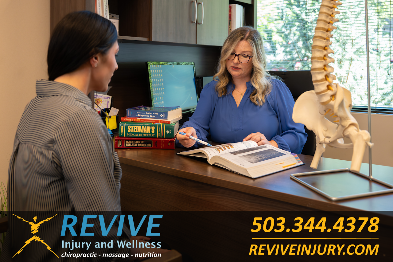 5-Phase Bio-structural Evaluation, for Spine, Neck, and Back Health at Revive Injury & Wellness in Clackamas County, Oregon